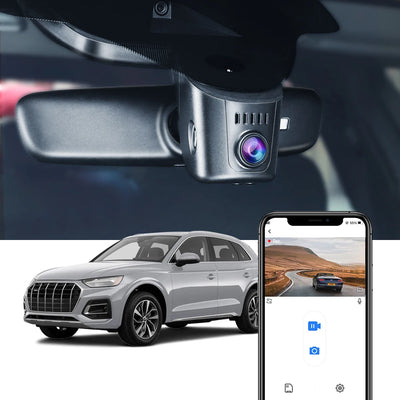 Dash Camera for 2019-2026 Audi A1 A3 A4 A5 A6 A7 A8 Q2 Q3 Q5 Q7 Q8 RS S S5 S8 SQ5 SQ8 TT, FITCAMX Car Camera 4K - LKBA