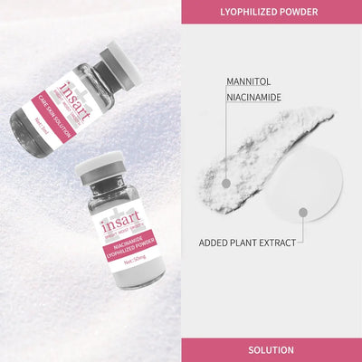 Niacinamide Oligopeptide VC Lyophilized Powder Face Serum Anti Aging Brightening Moisturizing Essence for All Skin Skincare - LKBA