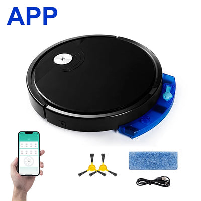 2024 NEW 2800PA 3-in-1 RS800 With Remote Control & APP Super Quiet Smart Robot Vacuum Cleaner Wet & dry Mopping Floor Home Appliance - LKBA