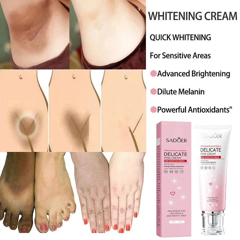 Fast Lightening Pink Lip Bleaching For Dark Lips Remove Melanin Lip Balm Sexy Rose Magic Lip Oil Whitening Moisturizing Makeup - LKBA