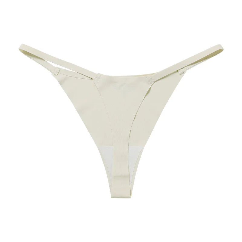 Hot Sale Sexy Ladies T-back Skin-friendly Underpants Stretch Thongs Women Underwear G-string seamless panties for women - LKBA