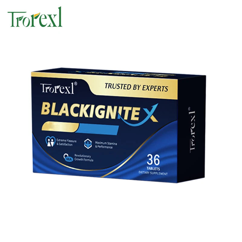 BlackIgniteX Natural Male Enhancing Supplement- Boosts Strength & Firmness for Men, Enhanced Stamina Performance & Endurance - LKBA