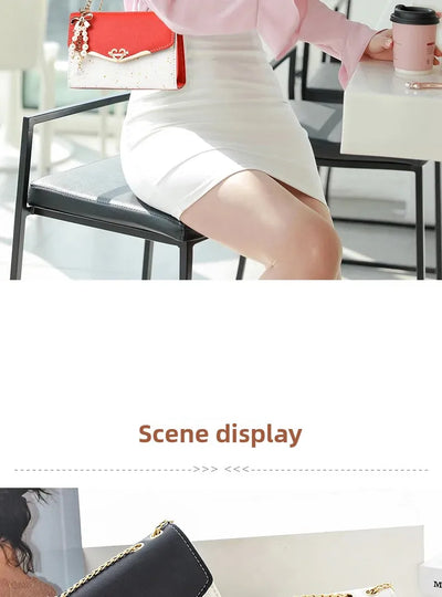 Spring and summer new sequined women's shoulder crossbody Korean - LKBA