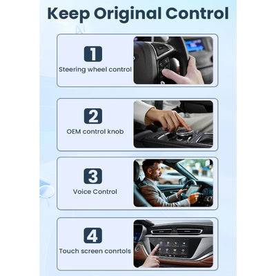 2-in-1 Wireless CarPlay Dongle Wired to Wireless Android Auto Adapter AI Smart Box Car Intelligent Systems For Car With CarPlay - LKBA