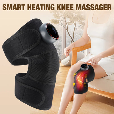 3 in 1 Cordless Thermal Knee Pad Knee Shoulder Massager Vibration Leg Arm Joint Brace Muscle Relax Joint Brace Muscle Relaxation - LKBA