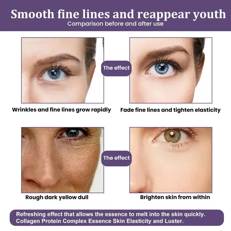 Remove Wrinkle Face Serum Lift Firming Anti-Aging Fade Fine Lines Whitening Brightening Moisturizer Skin Care - LKBA