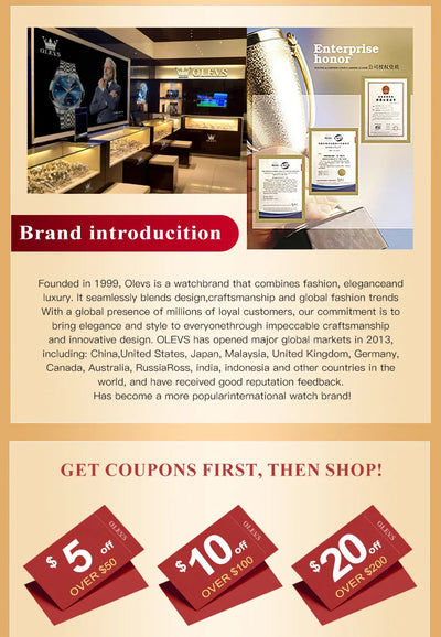 OLEVS Top Brand Male Watches Square Quartz Watch Watch For Men Waterproof Leather Strap Sport Clock Male Relogio Masculino - LKBA