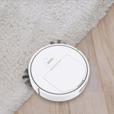 3-in-1 Robot Vacuum Cleaner USB Rechargeable 1000Pa Suction Robotic Vacuum and Mop Combo for Home Floor Washing Carpet Pet Hair - LKBA