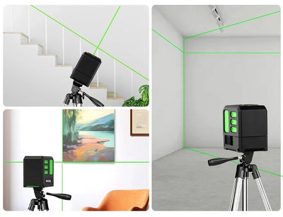 Green Cross Laser Level meter 360 Automatic Level meter Construction Tools and Equipment Optical Instruments - LKBA