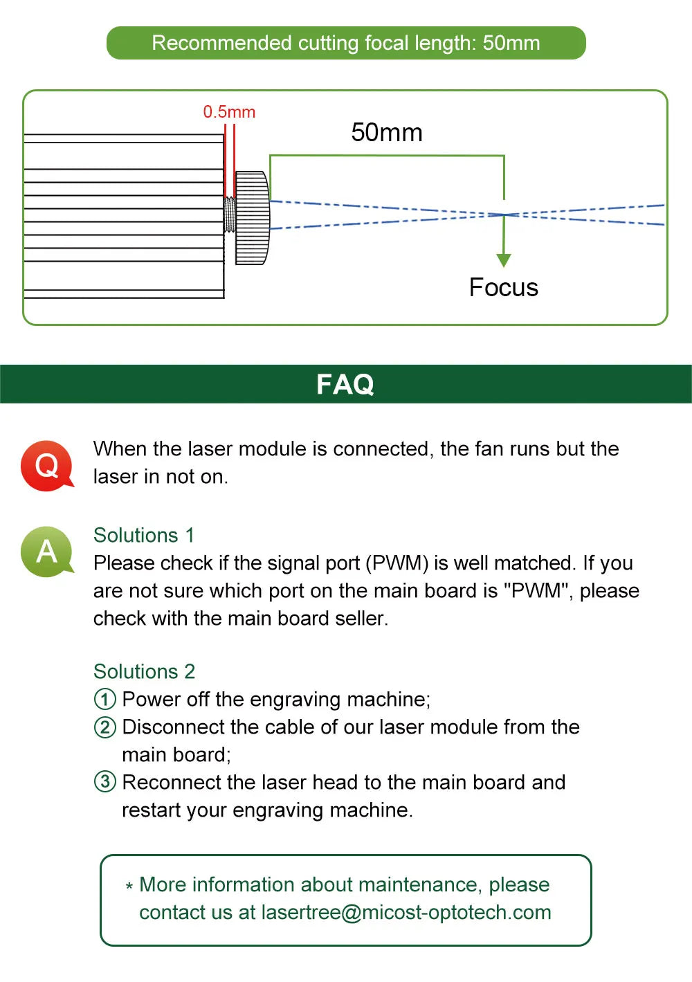 LASER TREE 4W 5W Optical Power Laser Head 450nm Blue Light TTL PWM Module For Laser Engraver Wood Cutting  DIY Woodworking Tools - LKBA