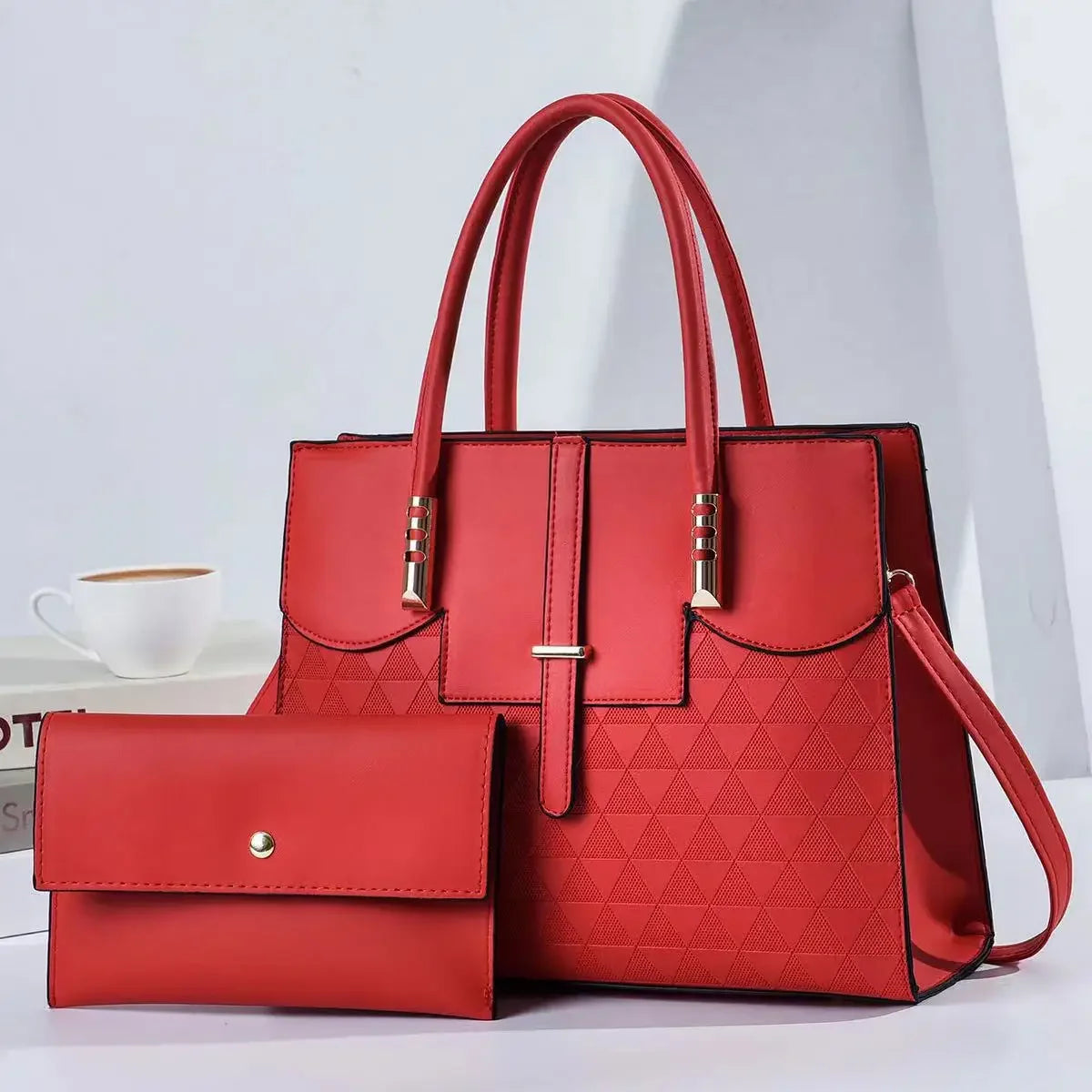 Hot Sale Of The Season New Fashionable PU Women's Handbag Set Crossbody Stylish Shoulder Bag - LKBA