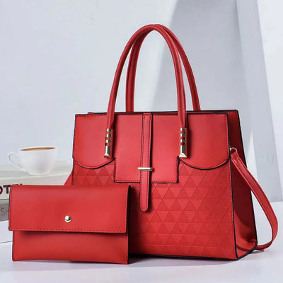 Hot Sale Of The Season New Fashionable PU Women's Handbag Set Crossbody Stylish Shoulder Bag - LKBA