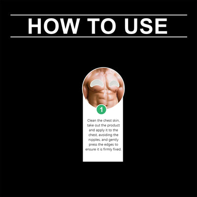 Man Gynecomastia Removal Patch Breast Reduction Tighten Anti Cellulite Strengthen Belly Muscle Body Fitness - LKBA
