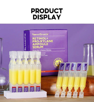 Retinol + Pro-xylane Ampoule serum  Repairs Strengthens The Skin And Diminishes Fine Lines Face Beauty Skin Care 15pcs - LKBA
