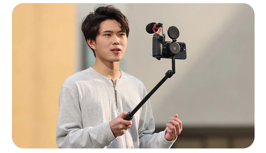 Ulanzi MA35 MagSafe Smartphone Camera Shutter Grip Bluetooth Selfie Handle As Camera Photo Stabilizer Vertical Horizontal Shoot - LKBA