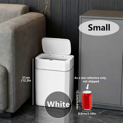 TOKA 2Pack Smart Sensor Trash Can with Lid Suitable for Bathroom Kitchen Bedroom Office Home - LKBA