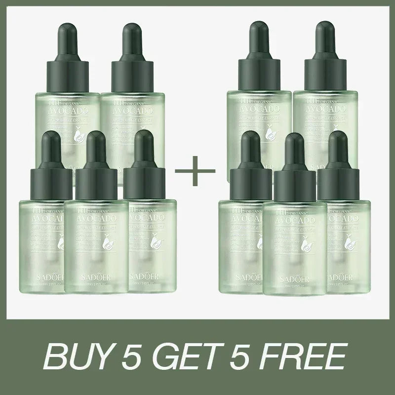 Avocado Face Essence Organic Shea Butter Moisturizing Anti-Aging Whitening Repairing Nourish Smooth Facial Serum Skin Care - LKBA