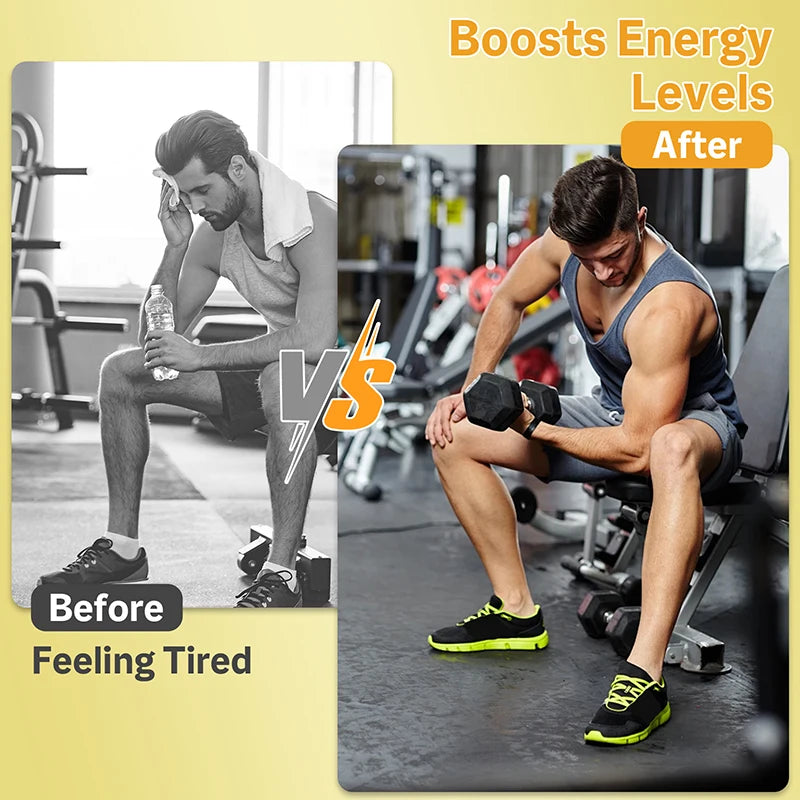 Ashwagandha, Shilajit, Rhodiola, Ginseng Capsules - Increase Muscle Mass, Improve Endurance, Energy Supplement - LKBA