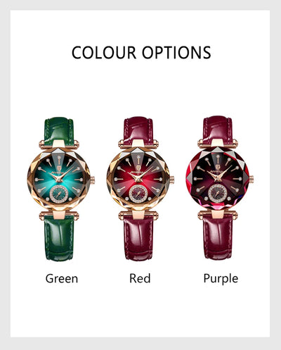 POEDAGAR Top Luxury Watches For Women Waterproof Leather High Quality Quartz Woman's Watch Casual Fashion Ladies Wristwatch Gift - LKBA