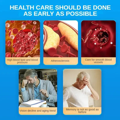 Nattokinase Capsules Blood Vessel Clean Dissolve Blood Clots Lowering Pressure Prevent Arteriosclerosis Improve Vascular Health - LKBA