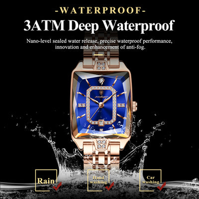 POEDAGAR Luxury Casual Ladies Watch Stainless Steel Waterproof Date Fashion Woman Wristwatch High Quality Quartz Women's Watches - LKBA