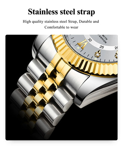 POEDAGAR Luxury Fashion Wristwatch For Men Stainless Steel Date Quartz Man Watch Waterproof Luminous Casual Men's Watches Reloj - LKBA