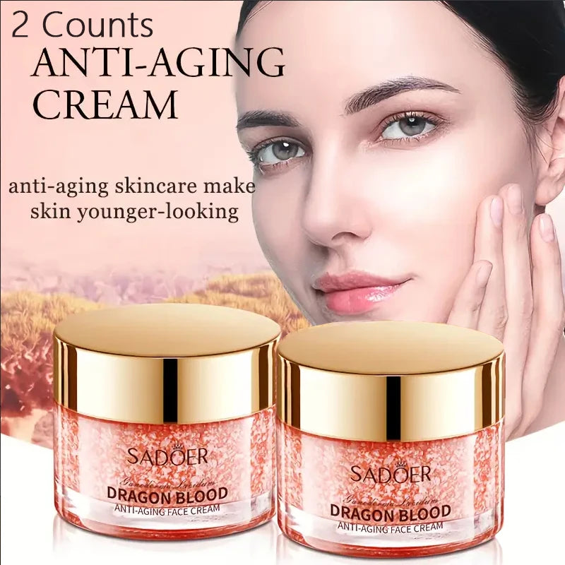 50g Reishi Mushroom & Dragon's Blood Face Cream Hydrating Moisturizing Skin Revitalizing - LKBA