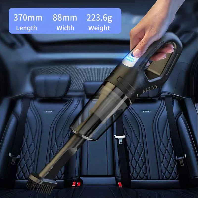 Car Multipurpose Vacuum Cleaner Handheld Powerful Suction Rechargeable Car and Home Dual Use Small Wireless Vacuum Cleaner - LKBA