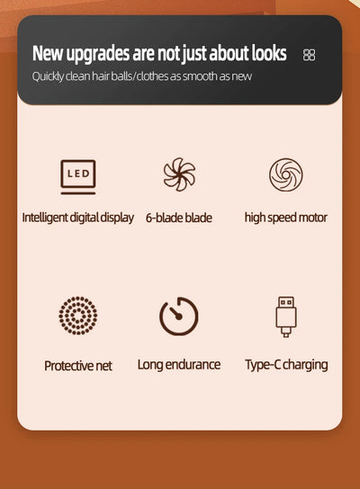 Portable Hair Ball Trimmer Home Clothes Shaving Machine Pill Removal Tool Shaver Lint Remover For Sweater USB Rechargeable - LKBA