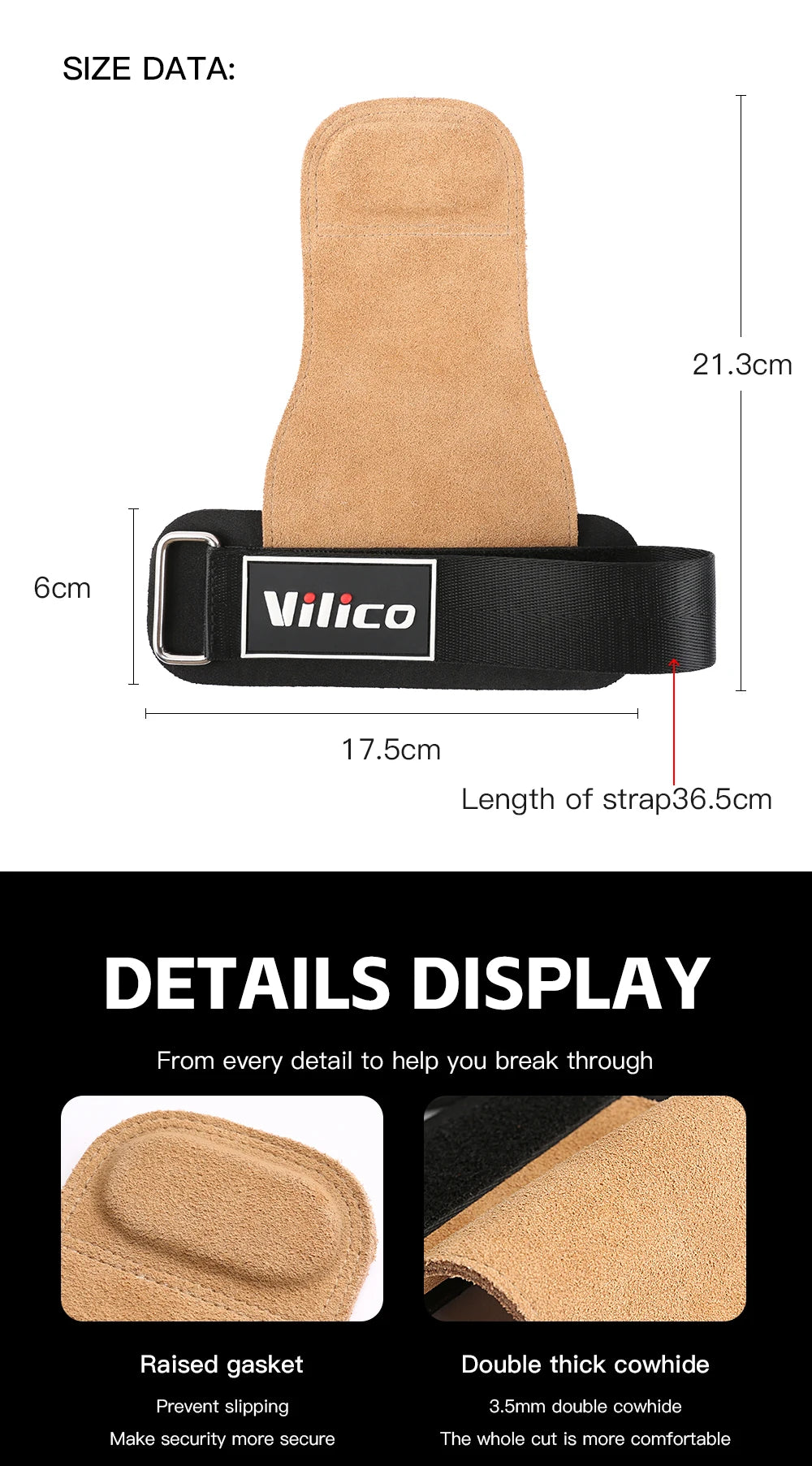 2Pcs Gym Gloves Fitness Hand Palm Protection Equipment Anti Slip Wear-resistant Wrist Protection Hard Pull Grip Strength Gloves - LKBA