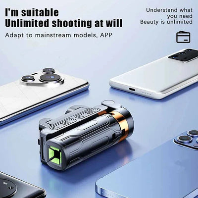 Super Mini Selfie Stick Portable Phone Holder Shooting Aid Versatile Integrated Design Bluetooth Remote - LKBA