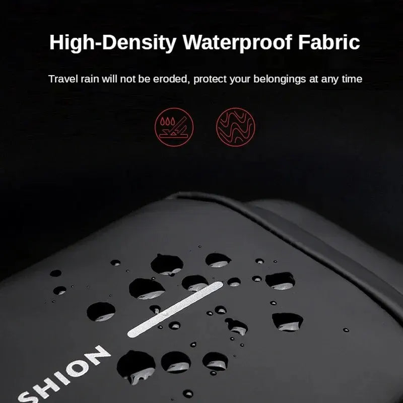 New Brand Designer Men Crossbody Bag PU Leather Classic Anti-Theft Shoulder Bag Chest Bag Multifunctional for Men - LKBA