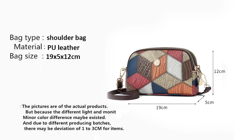 New Luxury Handbag Women Stitching Wild Messenger Bags Designer Brand Plaid Shoulder Bag Female Ladies Totes - LKBA