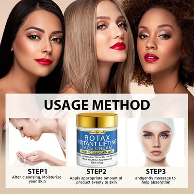 Instant Lifting Face Cream | Collagen + Q10 Boost | Visibly Tighter & Smoother Skin - LKBA