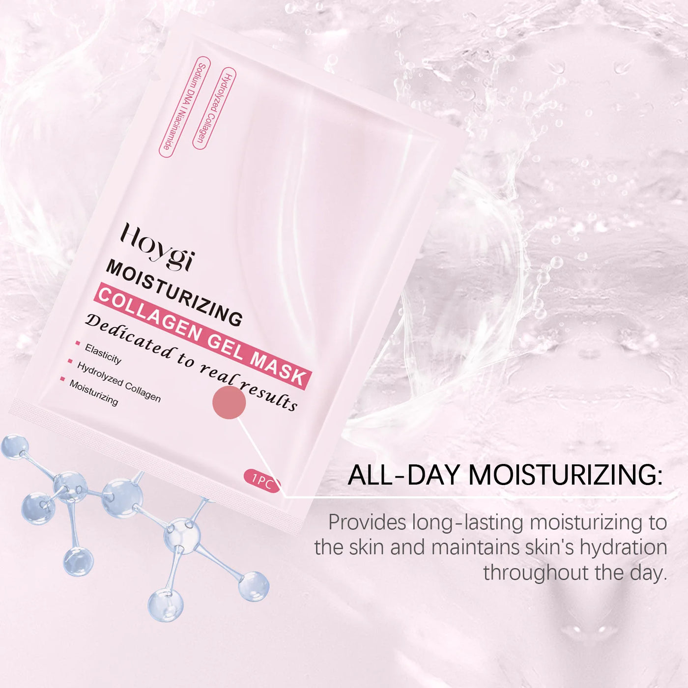 Bio-Collagen Face Mask Anti-Wrinkle Firming Lift Deep Hydrating Overnight Mask Shrink Pores Brightening Repair Skin Care - LKBA