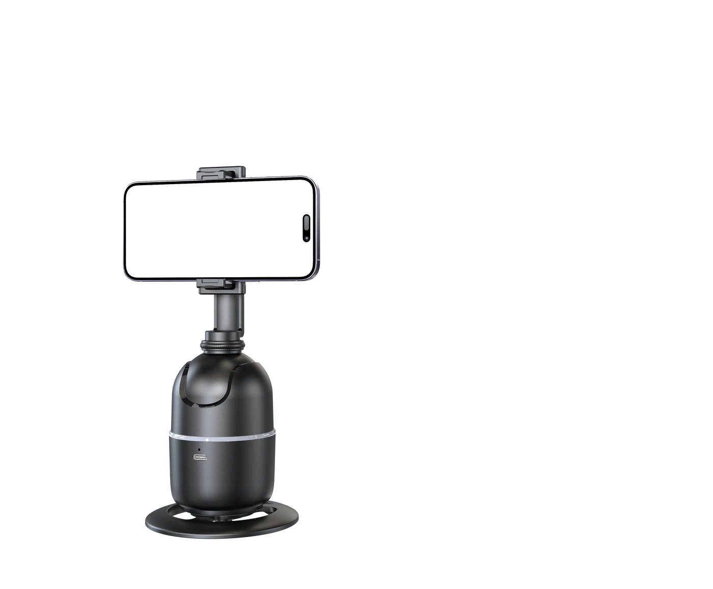 P03 Stabilizer 360°Auto Face Tracking AI Gimbal All-in-one Desktop Phone Holder Tripod For Smartphone Video Vlog Live