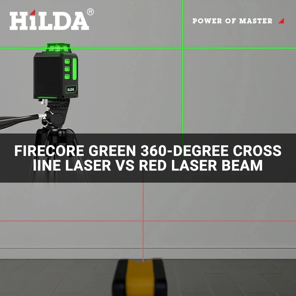 Green Cross Laser Level meter 360 Automatic Level meter Construction Tools and Equipment Optical Instruments - LKBA