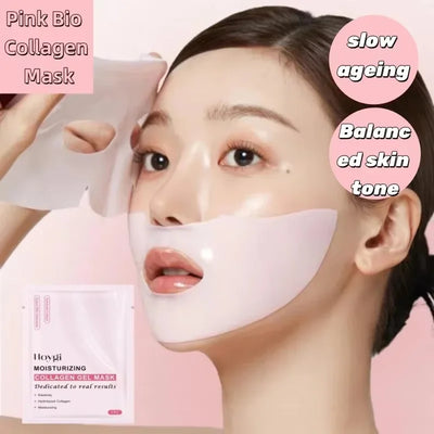 Bio-Collagen Face Mask Anti-Wrinkle Firming Lift Deep Hydrating Overnight Mask Shrink Pores Brightening Repair Skin Care - LKBA