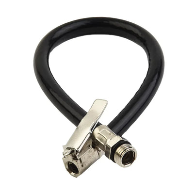 Air Tyre Inflator Pressure Car Auto Tire Hose Pump Gauge Hose Connector Flexible For Automobile Tires Fast Inflatable Rods - LKBA