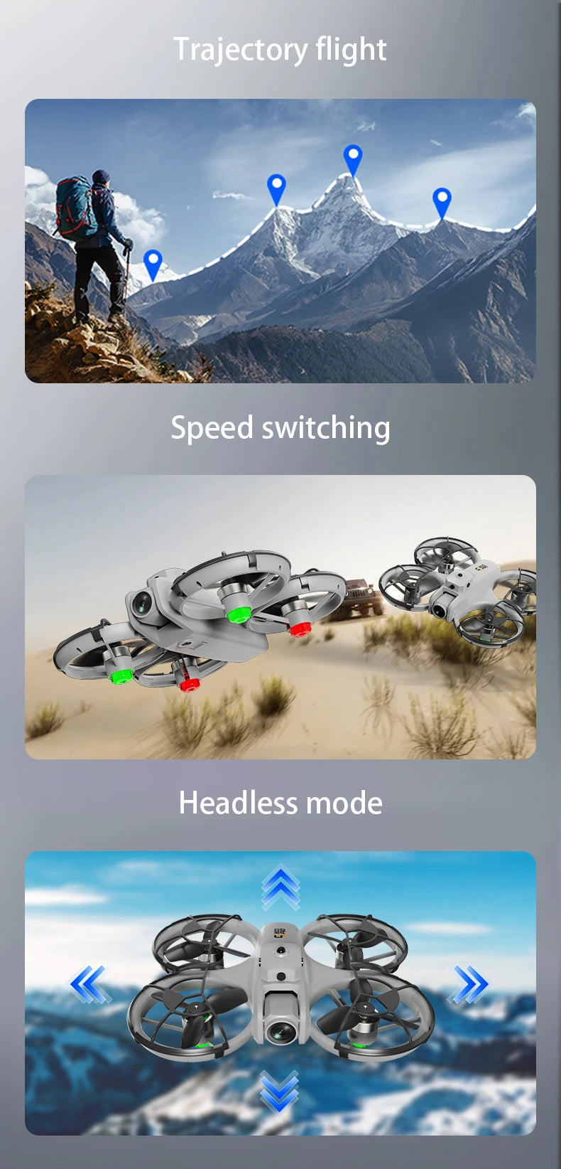 NEW ES800 Pro Mini Drone 1080P HD Camera Brushless Motor Obstacle Avoidance Aerial Photography Remote Control Aircraft Quadcopter - LKBA