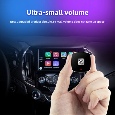 Wireless 2 in1 Carplay Adapter for Android iPhone Auto Wired to Wireless AI Box USB Connection For Volvo Benz Mg Kia Chery VW - LKBA