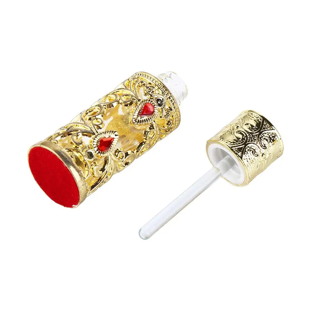 Alloy Dropper Arabian Style Dubai Middle East Style Perfume Bottles Cosmetic Container Refillable Bottles Essential Oil Bottles - LKBA