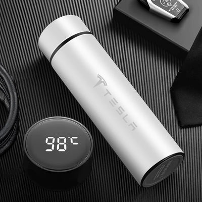 Coffee thermos leak proof car vacuum bottle travel portable thermos cup For Tesla Model 3 Y S X Cybertruck Juguete Roadster - LKBA