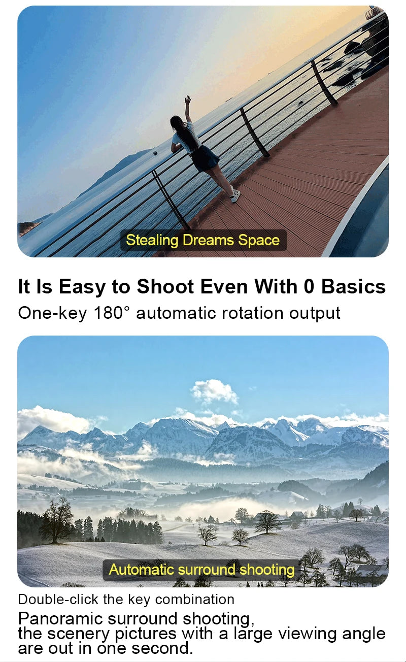 Handheld Anti-shake Gimbal Stabilizer Travel Extended Selfie Stick Face Tracking Phone Stand - LKBA