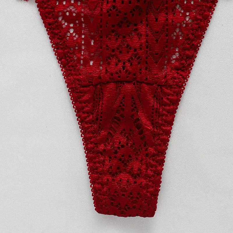 Women's Sexy String Panties Lace Thongs Lingerie Intimates Woman T-back Soft T-panties Designed Tangas Mujer - LKBA