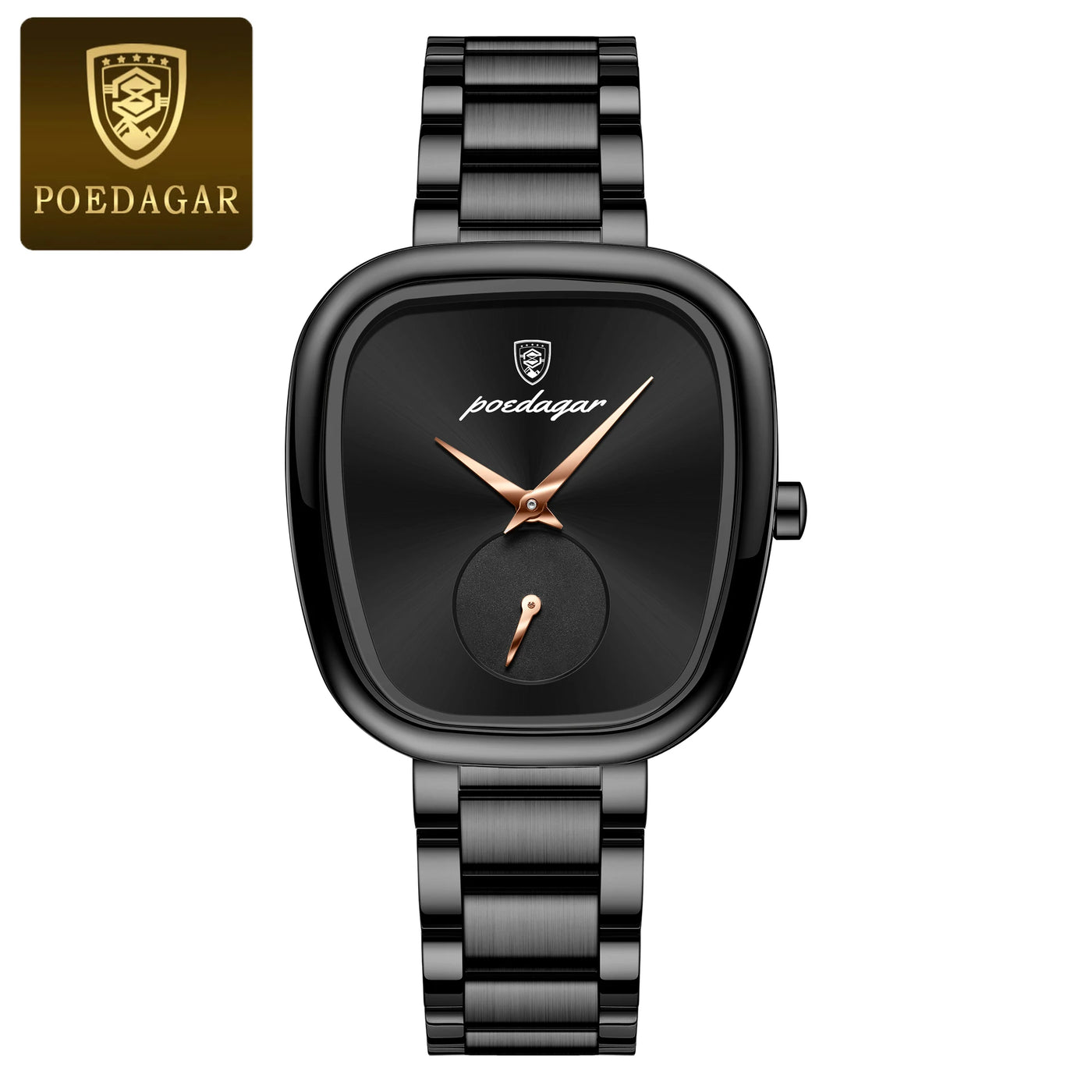 POEDAGAR Luxury Elegant Watch For Woman Waterproof Stainless Steel Quartz Women's Watches Simple High Quality Ladies Wristwatch - LKBA