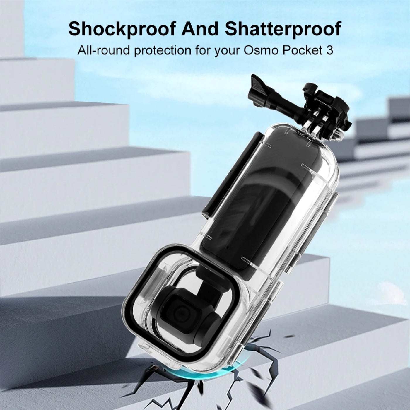 For DJI Osmo Pocket 3 Diving Cover 45m Underwater Waterproof - LKBA