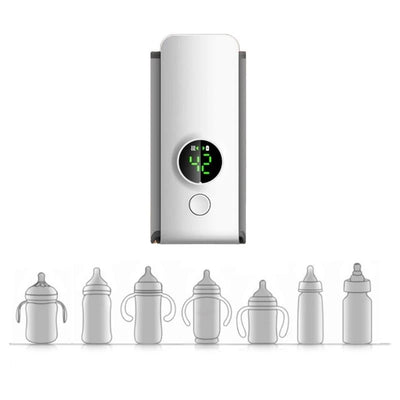 Convenient Baby Bottle Warmer 6-Gear Adjustable for Travel Quick Heating Solution with Adjustable Gear for Most Bottles G2TD - LKBA