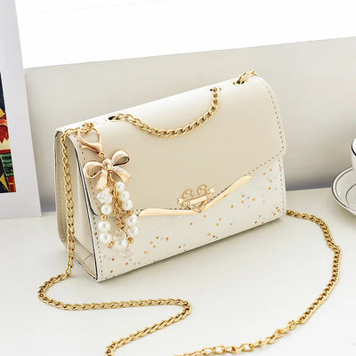 Spring and summer new sequined women's shoulder crossbody Korean - LKBA