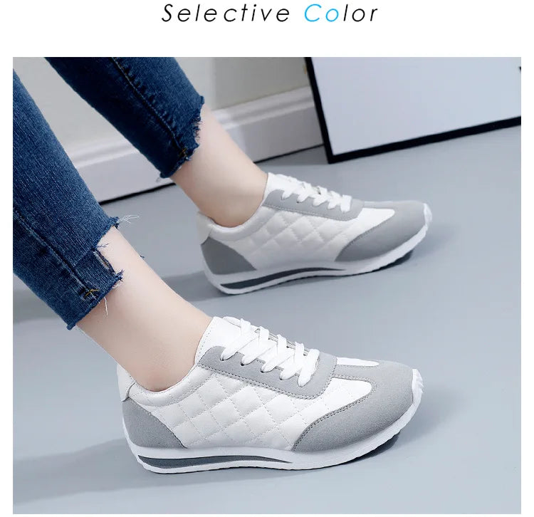 Spring Women's Sneakers Fashion Ladies Vulcanize Shoes Outdoor Running Walking Female Shoes Comfort Lightweight Sneakers Size 41 - LKBA